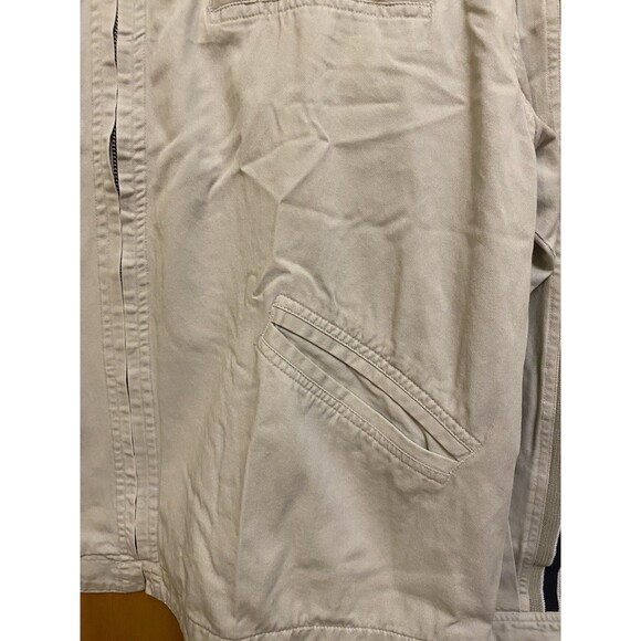 North Bay B.BM Sportswear Cotton Beige Jacket Coat Mens Size L Vintage - Picture 7 of 16